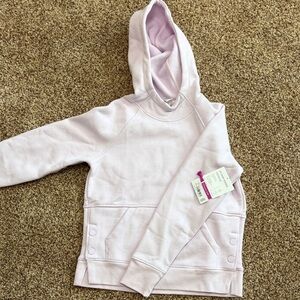 Athleta Girls' Pastel Lavender Hooded Pullover